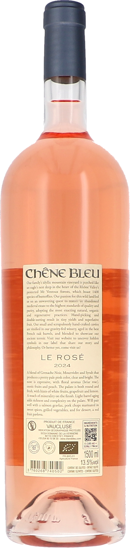 Chêne Bleu Le Rosé 2024, 1500ml bottle, photo 3