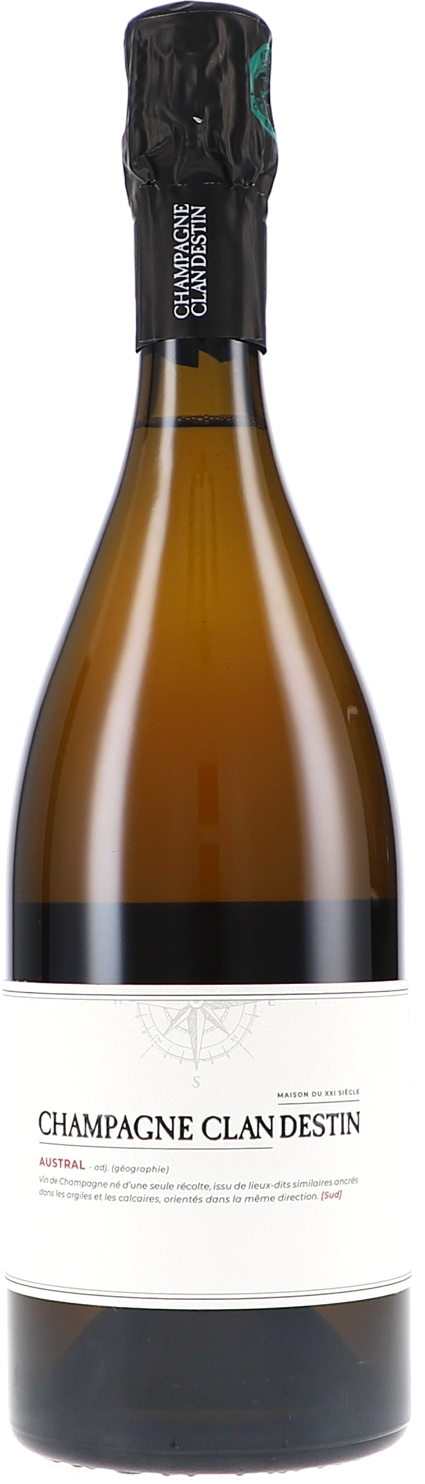 Clandestin | Champagne | AUSTRAL, Brut Nature, PDM  | 2022 | 750ml