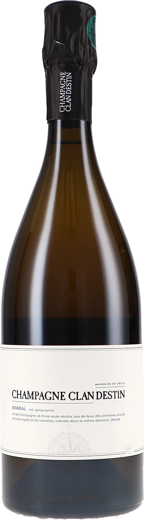 Clandestin | Champagne | BORÉAL, Brut Nature PDM | 2022 | 750ml