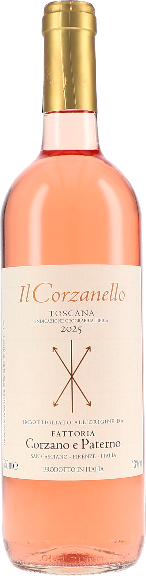 Corzano e Paterno | Tuscany | Il Corzanello Rosato IGT | 2025 | 750ml | bio