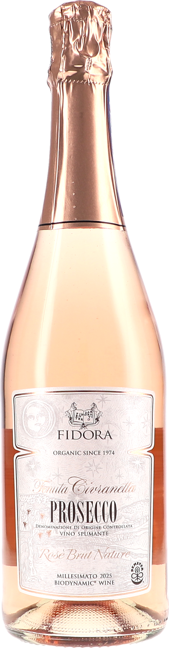 Fidora | Veneto | Civranetta Prosecco DOC Spumante Rosè Brut Nature | 2025 | 750ml | bio