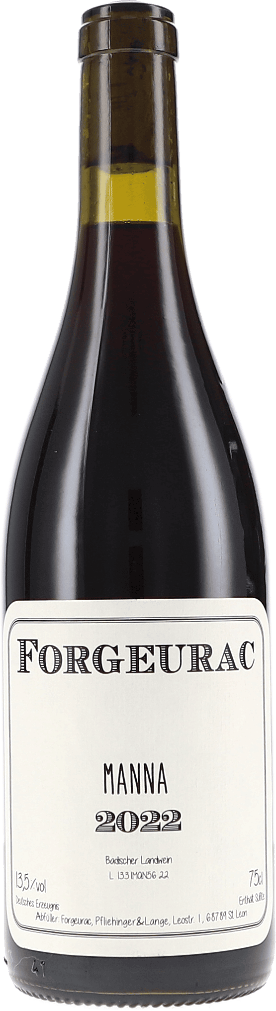 Forgeurac | Baden | Manna, Badischer Landwein | 2022 | 750ml