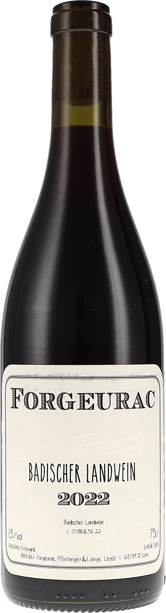 Forgeurac | Baden | Badischer Landwein Rot | 2022 | 750ml