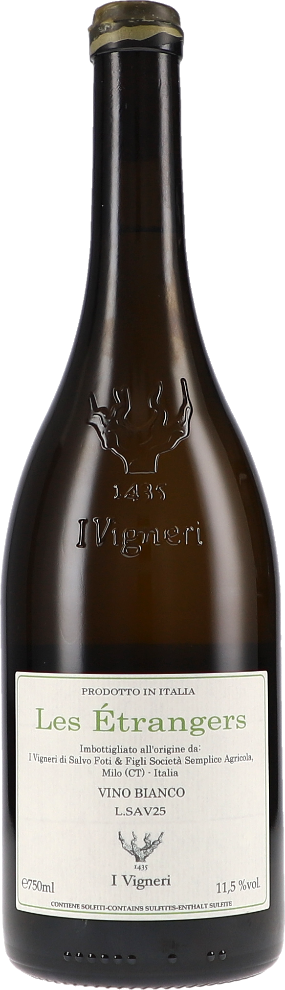 I Vigneri di Salvo Foti | Sicily | Les Étrangers Vino Bianco | 2025 | 750ml