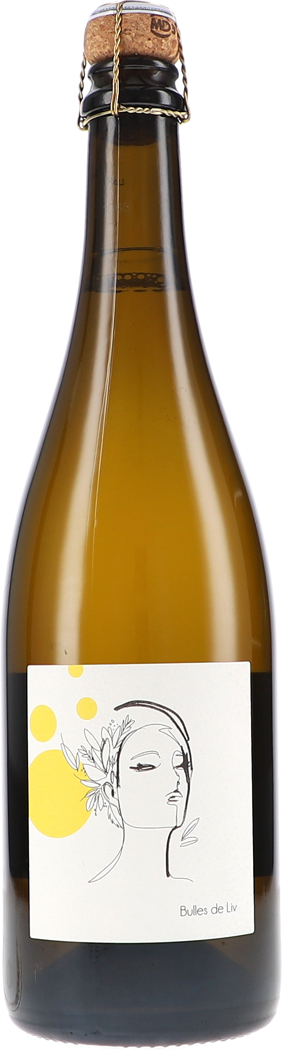 Liv Vincendeau | Loire | Bulles de Liv, Crémant de Loire Gold, Extra Brut AOP | 2023 | 750ml | bio