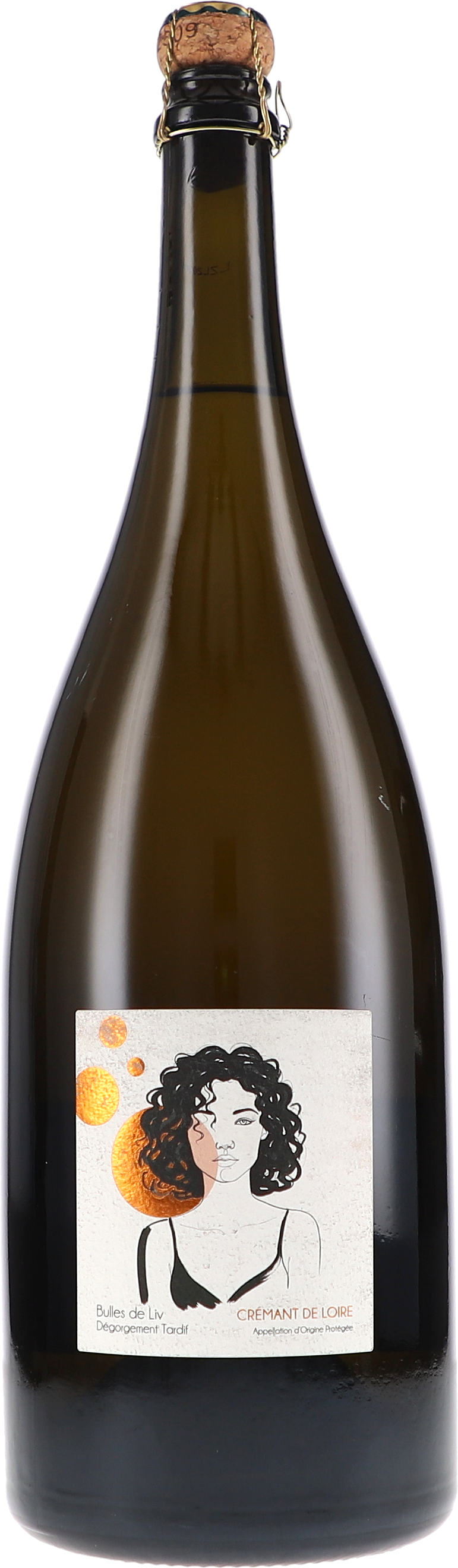 Liv Vincendeau | Loire | Bulles de Liv, Dégorgement Tardif, Crémant de Loire Extra Brut AOP | NV | 1500ml | bio