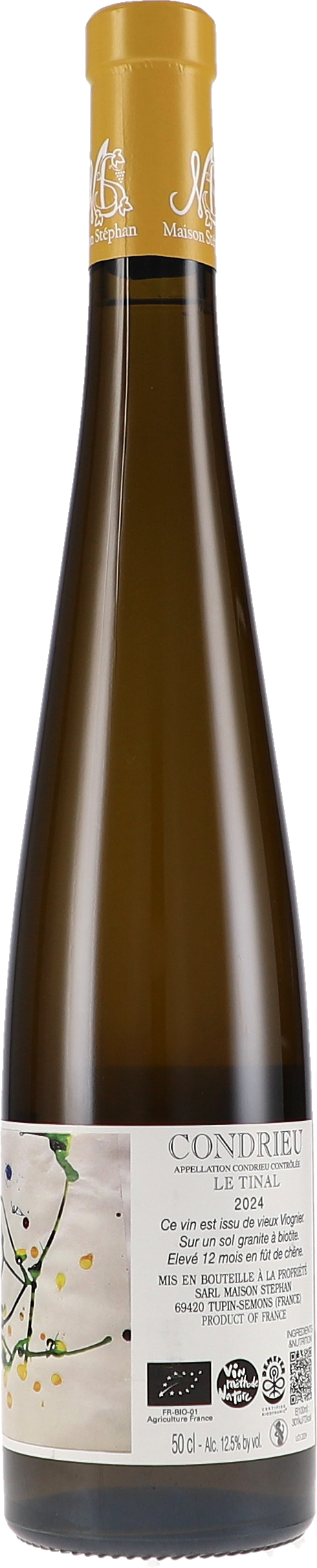 Maison Stephan | Northern Rhône | Condrieu “Le Tinal” AOC | 2024 | 500ml | bio