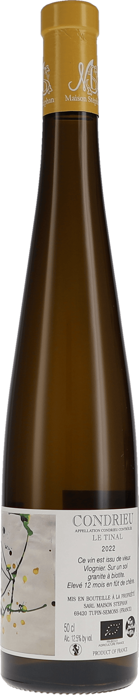 Maison Stephan | Northern Rhône | Condrieu “Le Tinal” AOC | 2024 | 500ml | bio