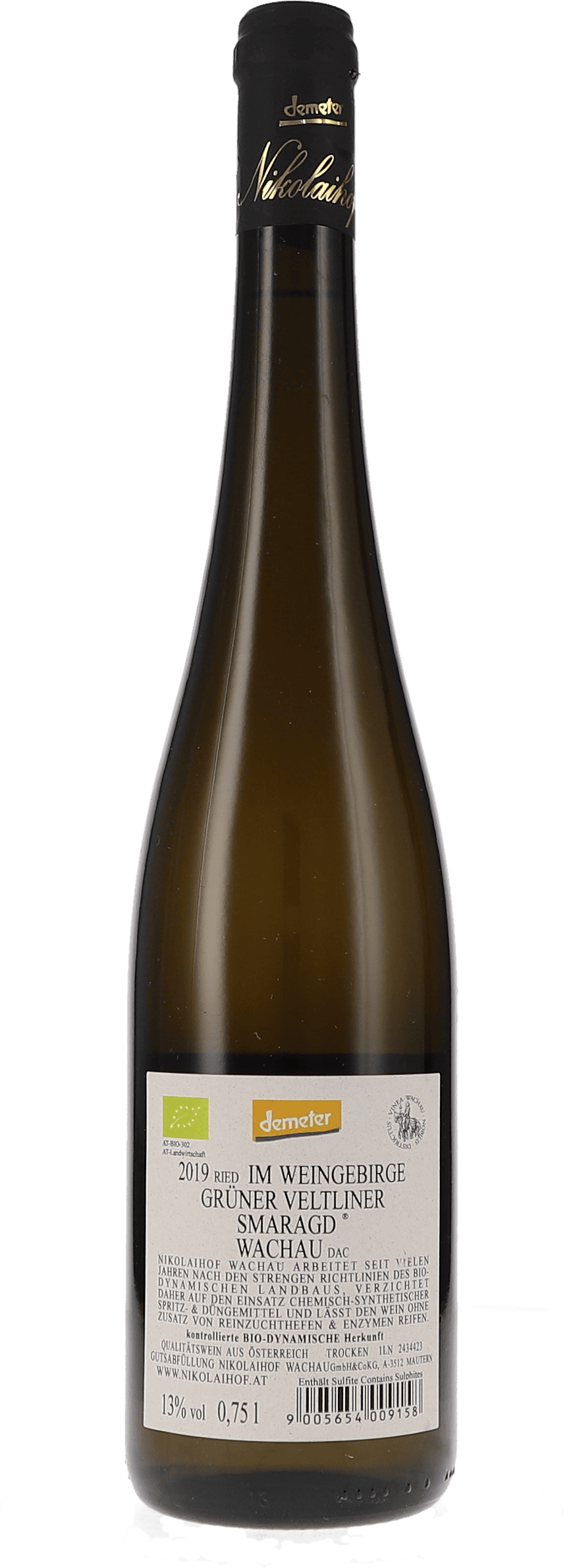 Nikolaihof Im Weingebirge Grüner Veltliner Smaragd 2020, 750ml bottle, photo 2