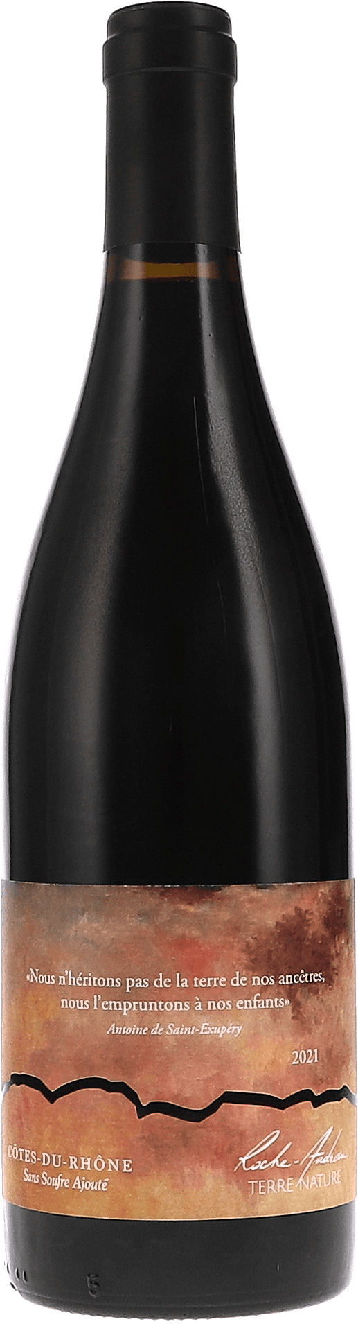 Roche-Audran | Southern Rhône | Terre Nature, Sans Soufre Ajouté AOC | 2021 | 750ml | bio